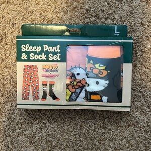 Hello kitty Sanrio Naruto pants